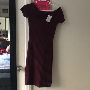 Burgundy Dress